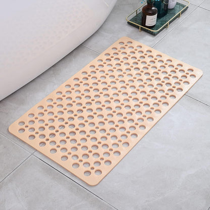 Alfombra Antideslizante para Ducha 70 x 38 cm de PVC y TPE – Higiénica y Duradera para Baño 9