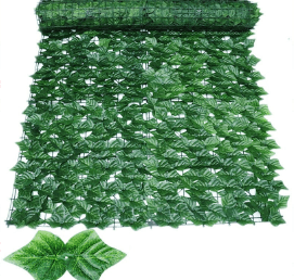 Alfombra Exterior Flexible de Mimbre para Jardín y Decoración Interior – 100 cm x 200 cm, Color Marrón 0