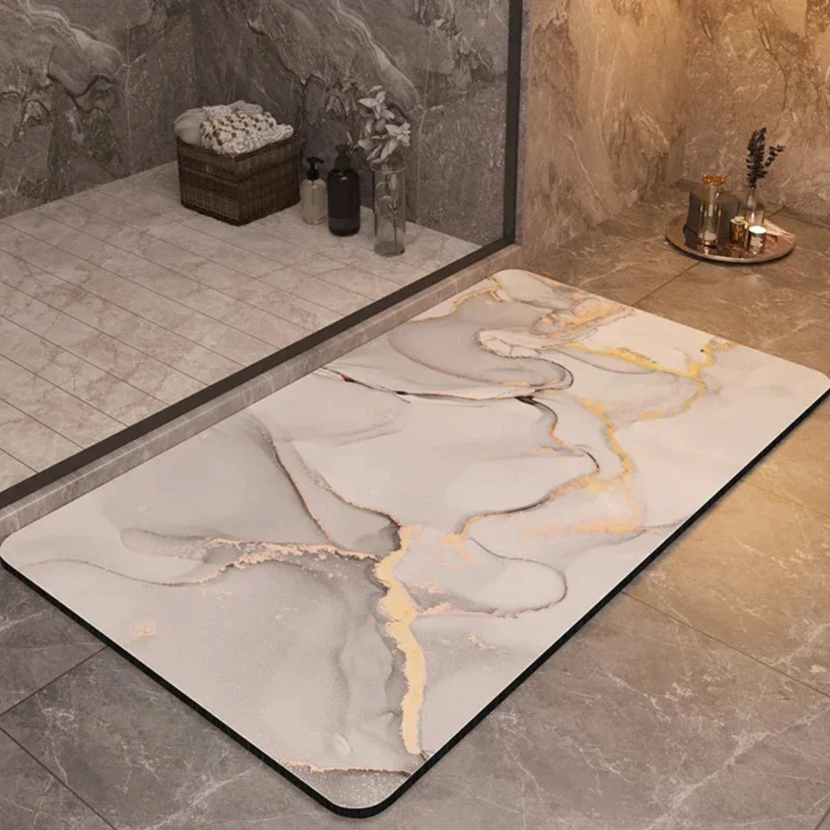 Alfombra de Baño Antideslizante de Secado Rápido – Ecológica y Cómoda, Tamaños 40x60 cm y 60x90 cm 2
