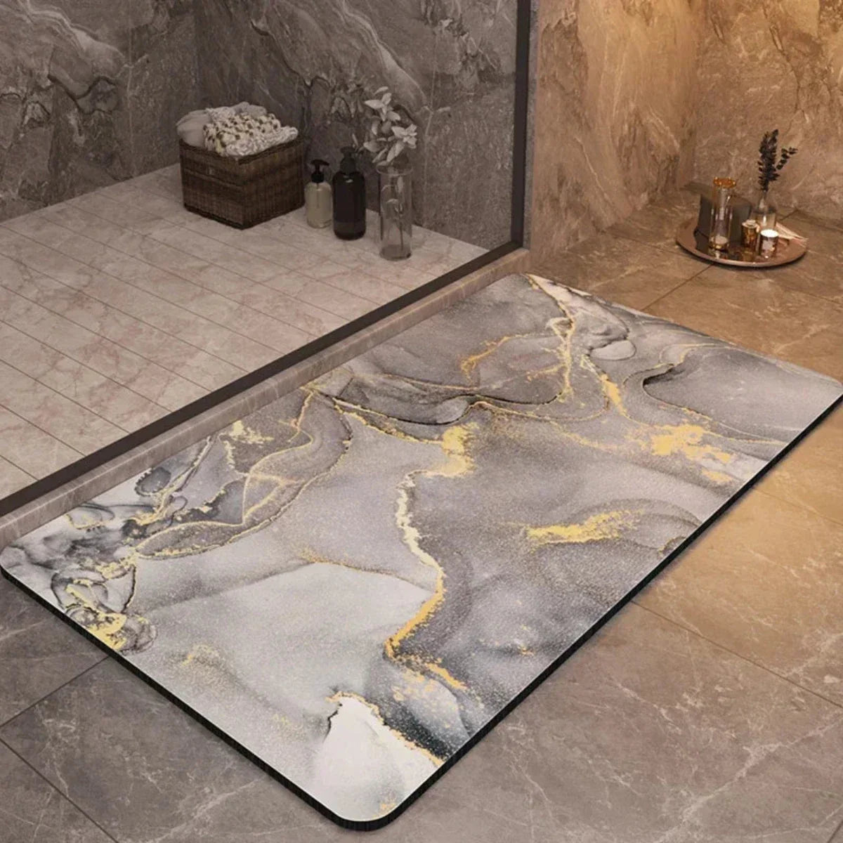 Alfombra de Baño Antideslizante de Secado Rápido – Ecológica y Cómoda, Tamaños 40x60 cm y 60x90 cm 4