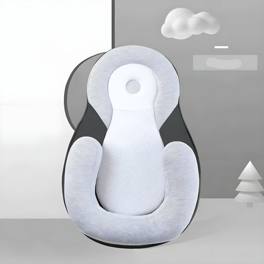 Almohada para Bebés Ergonómica de Algodón Transpirable – Suave y Segura, Ideal para Dormir y Descansar 0