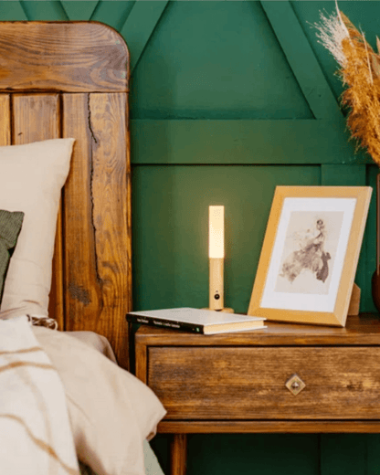 Aplique de pared inalámbrico de madera 9