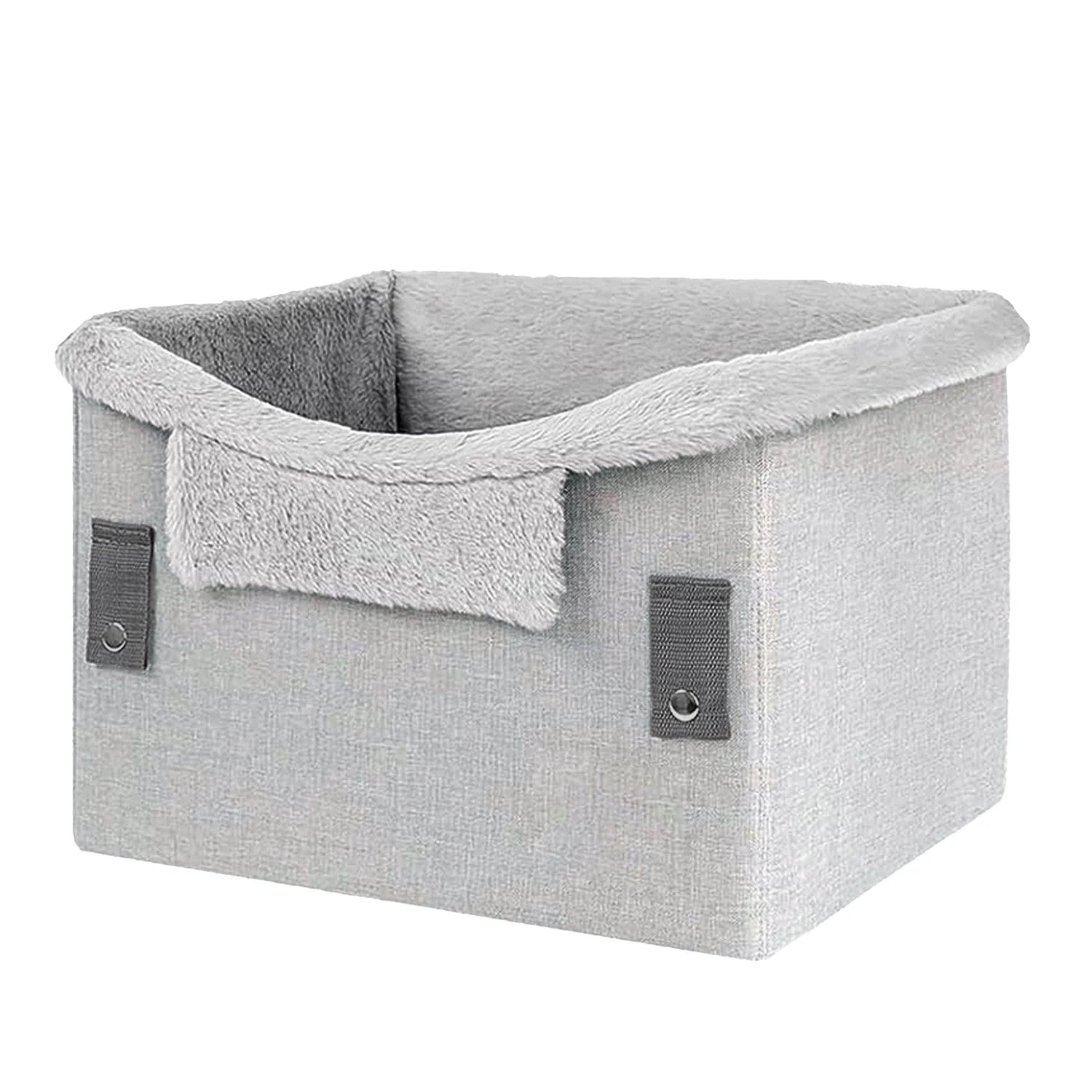 Asiento de Coche Plegable para Perros Pequeños, Seguro y Portátil para Mascotas de Hasta 25 Libras 0