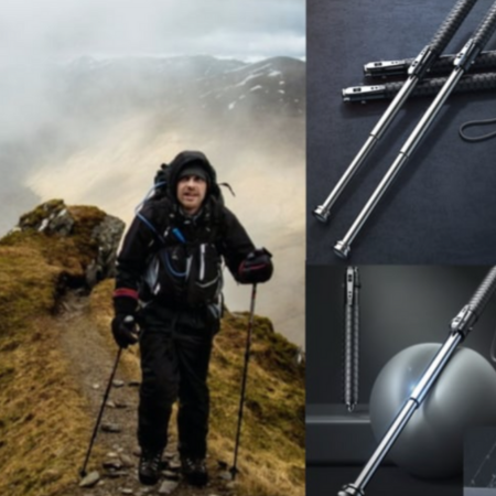 Bastón Plegable Automático Compacto y Elegante con Diseño Moderno – Ligero y Ajustable, Ideal para Mayor Estabilidad 1