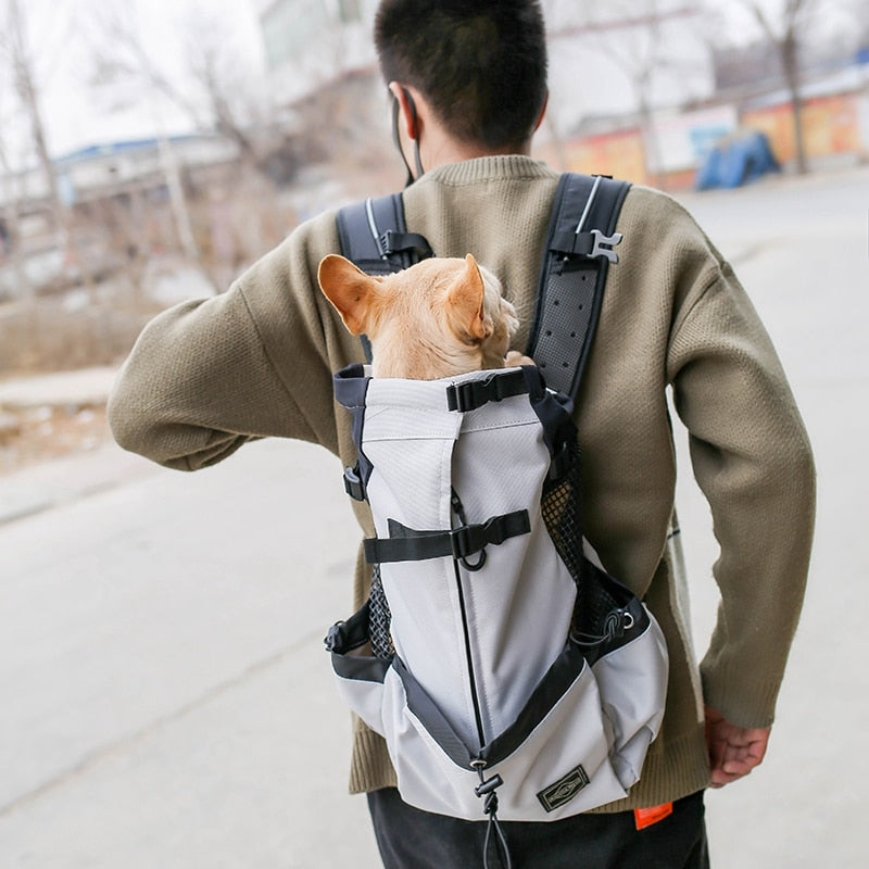 Bolsa de Viaje para Mascotas – Duradera y Transpirable en Poliéster con Bolsillo Lateral para Perros y Gatos 1