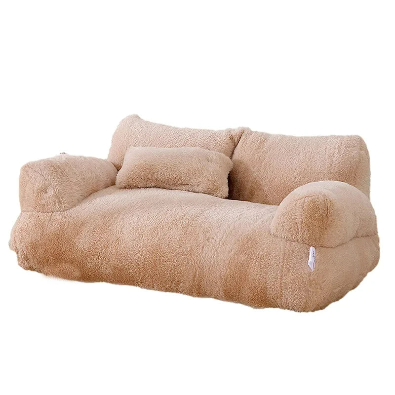 Cama para Gatos Cálida de Felpa y Algodón PP, Acogedora para Invierno, Ideal para Perros y Gatos Pequeños y Medianos 7