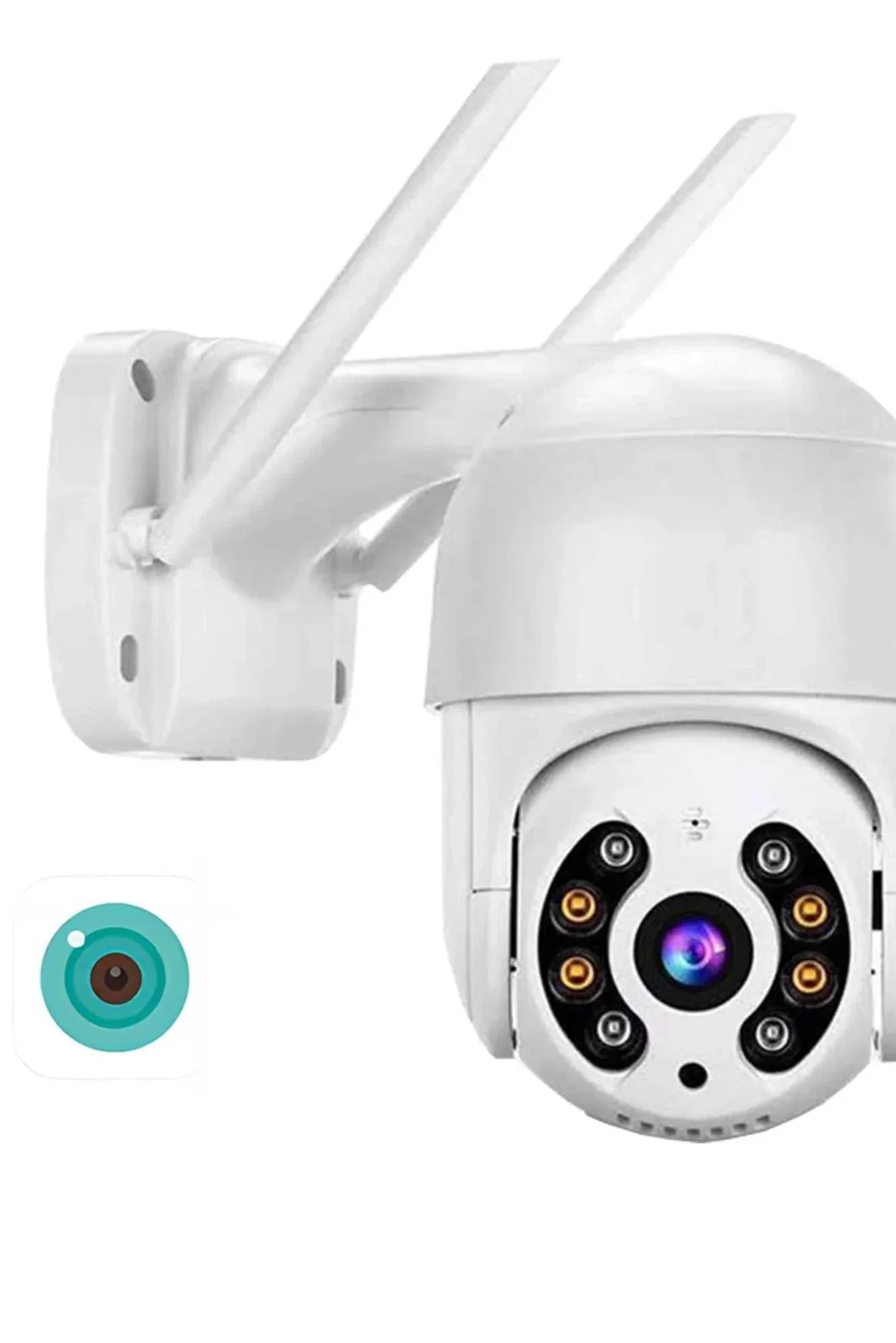 Cámara de Seguridad 4K Inteligente con Seguimiento Automático y Función PTZ – WiFi y Resistente a la Intemperie para Vigilancia Exterior 4