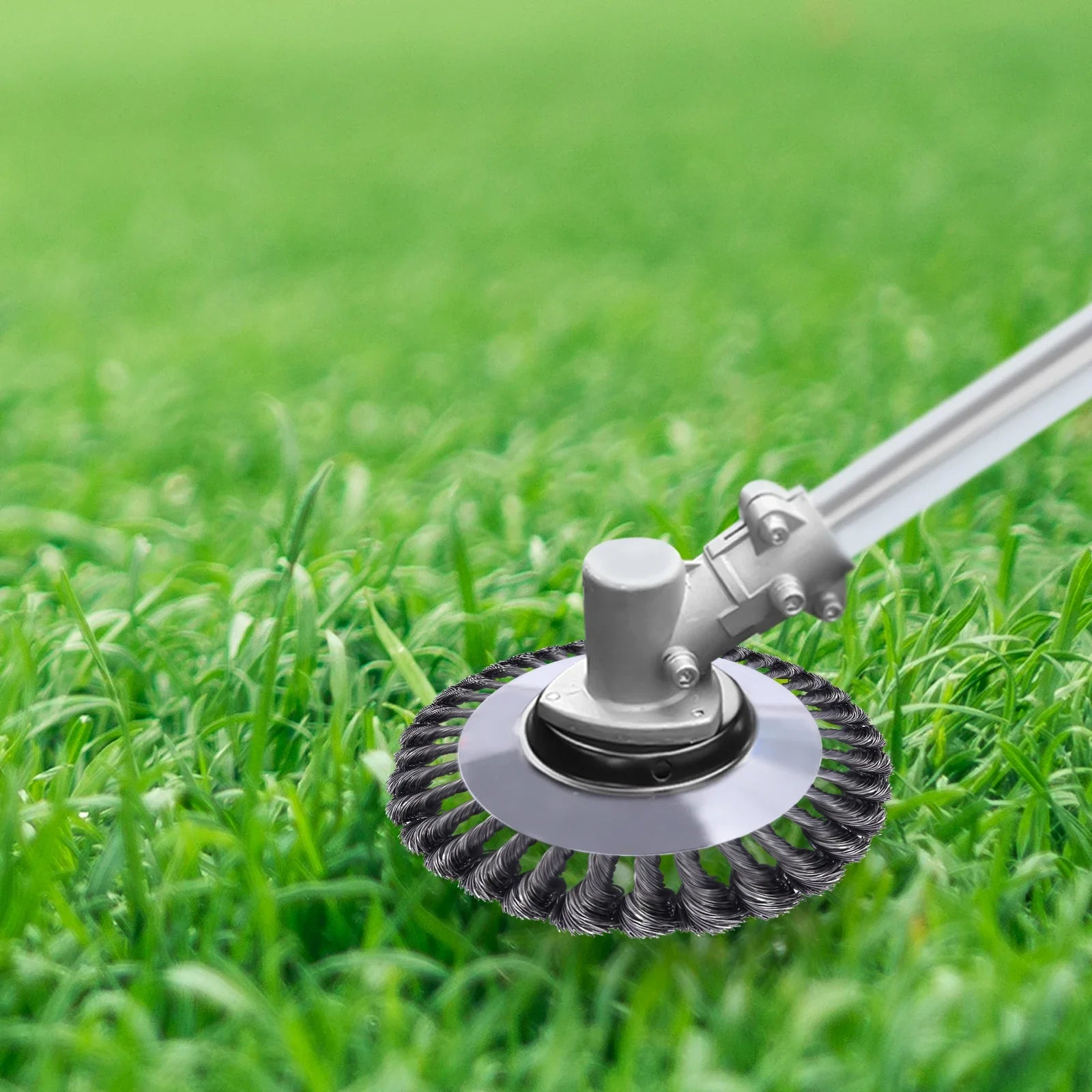 Cepillo de Corte de Acero de 15 cm para Jardinería – Ideal para Malezas en Espacios Reducidos y Difíciles de Alcanzar 0