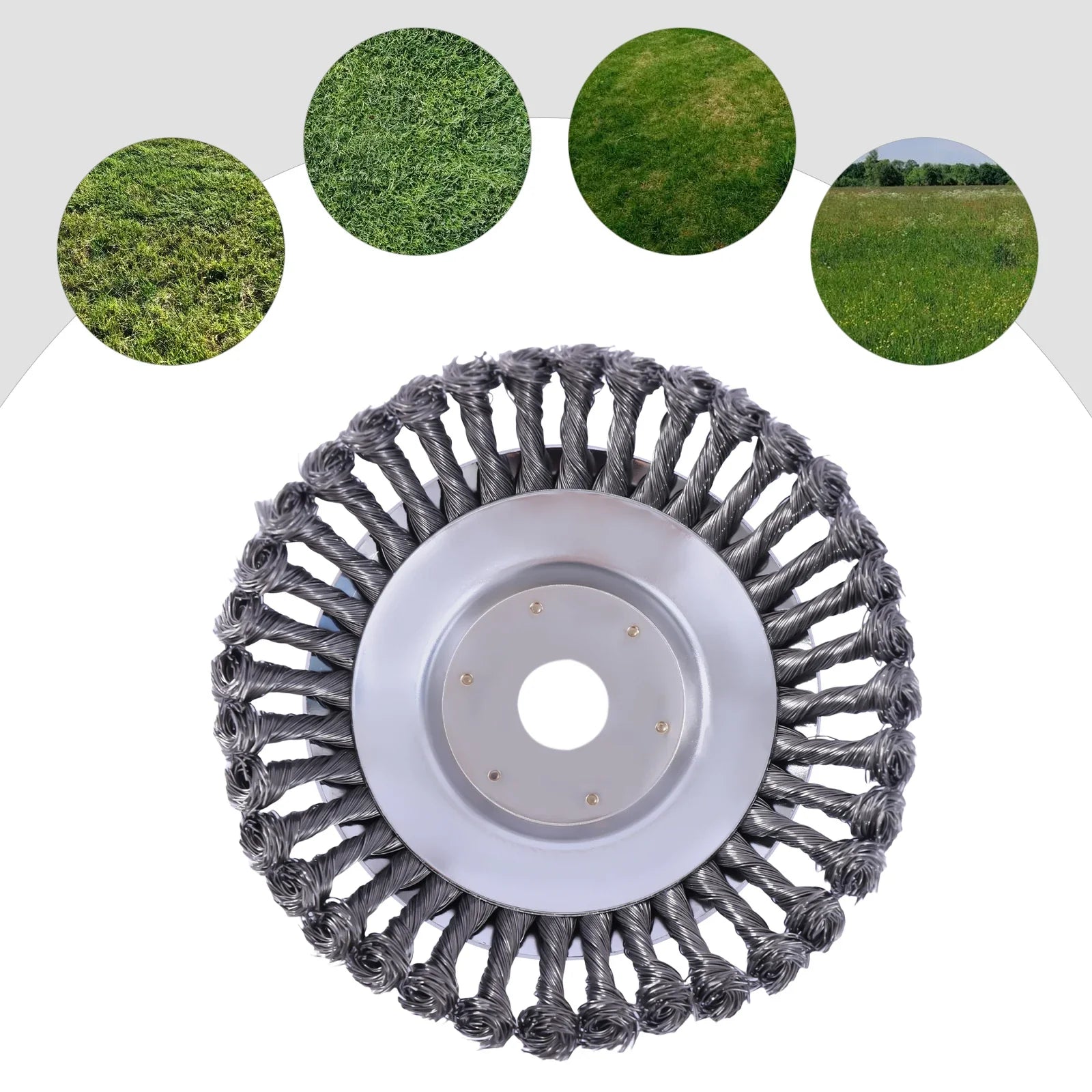 Cepillo de Corte de Acero de 15 cm para Jardinería – Ideal para Malezas en Espacios Reducidos y Difíciles de Alcanzar 2