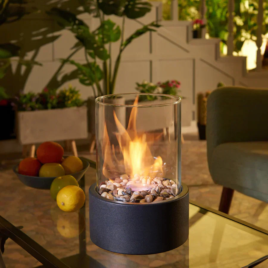 Chimenea Portátil de Mesa Elegante con Bioetanol – Sin Olores ni Humo, Diseño Moderno y Ligero 2
