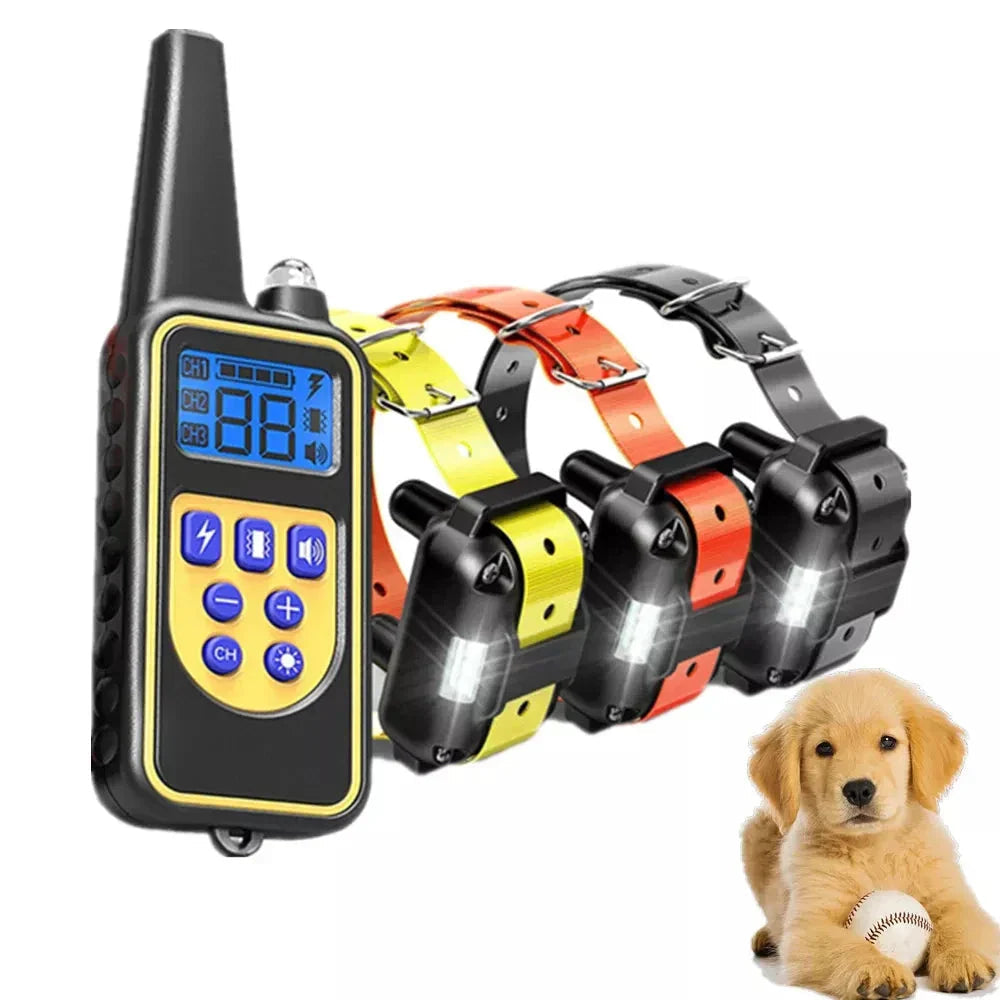Collar para Perros Impermeable con Control Remoto y Batería Recargable - Entrenamiento Efectivo para Todas las Razas 2