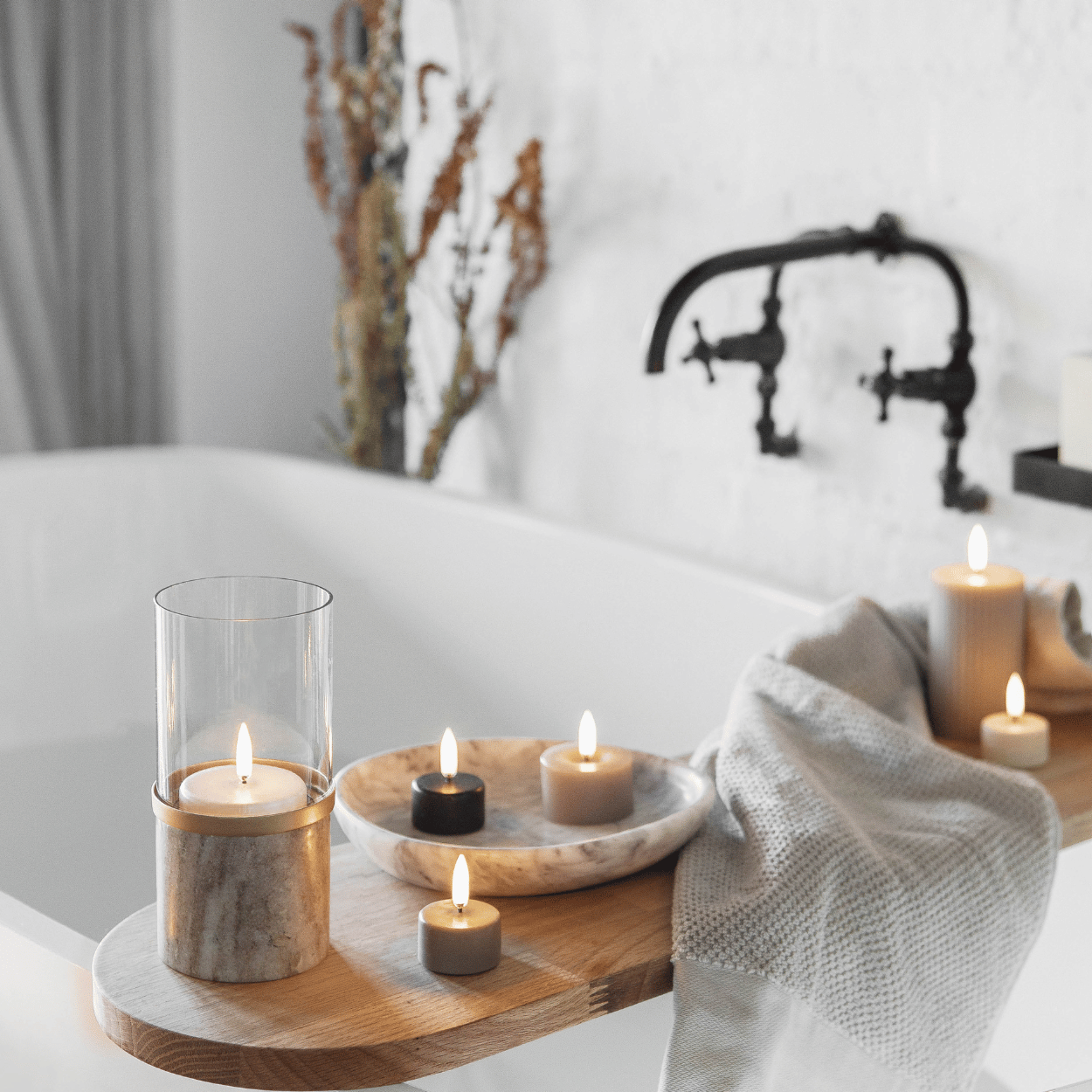 Conjunto de 3 Velas LED Efecto Llama 3D de Marfil con Temporizador – Iluminación Acogedora para el Hogar 2