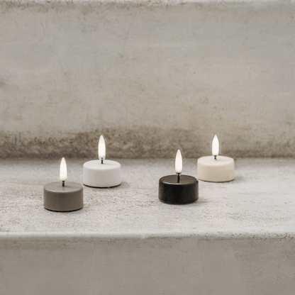 Conjunto de 3 Velas LED Efecto Llama 3D de Marfil con Temporizador – Iluminación Acogedora para el Hogar 4