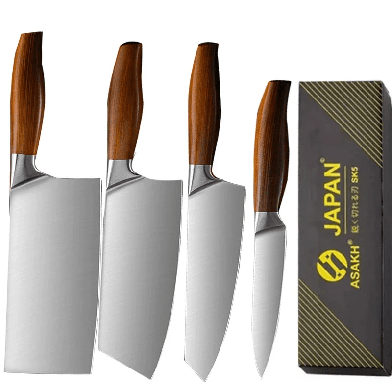Cuchillo de Cocina Santoku Profesional de Acero Inoxidable con Mango Ergonómico – Ideal para Cortar Pescado, Carne y Verduras 16