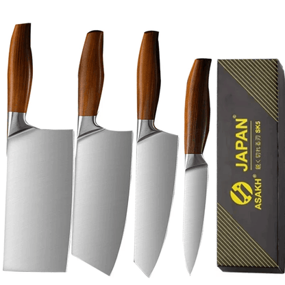 Cuchillo de Cocina Santoku Profesional de Acero Inoxidable con Mango Ergonómico – Ideal para Cortar Pescado, Carne y Verduras 16