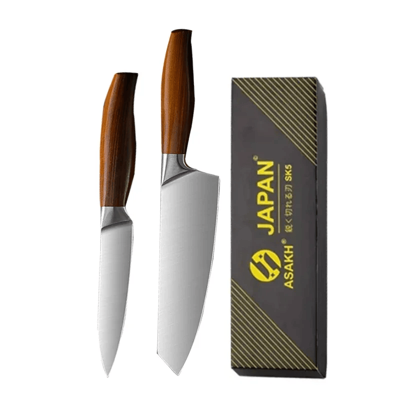 Cuchillo de Cocina Santoku Profesional de Acero Inoxidable con Mango Ergonómico – Ideal para Cortar Pescado, Carne y Verduras 8