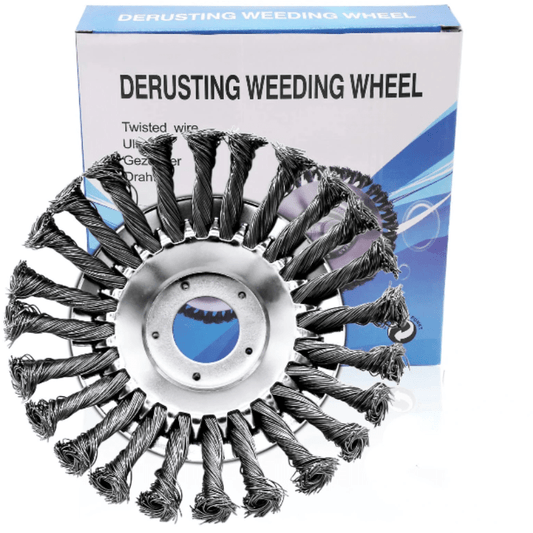 Disco para Eliminación de Malas Hierbas y Musgo – Tamaños de 6, 8 y 10 Pulgadas, Compatible con Cortacéspedes de Acero 0