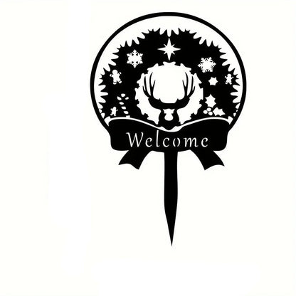 Escultura de Jardín en Metal de Gato con Mariposa – Memorial Duradero para Mascotas, Decoración Exterior Resistente a la Intemperie 0