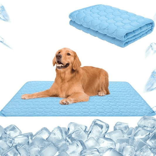 Esterilla Refrescante para Perros con Tecnología de Autoenfriamiento y Material No Tóxico – Varios Tamaños disponibles, Color Azul 0