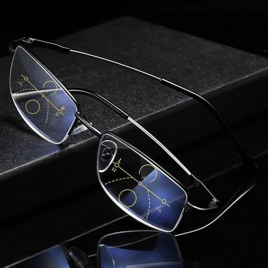 Gafas Multifocales Alemanas con Tecnología Arno – Visión Clara para Leer y Conducir, Protección UV y Luz Azul 0
