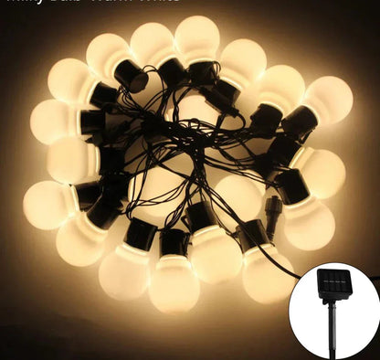 Guirnalda Solar Exterior de Luces LED Resistente al Agua para Jardín y Terraza, Iluminación Ecológica, 500 cm 7