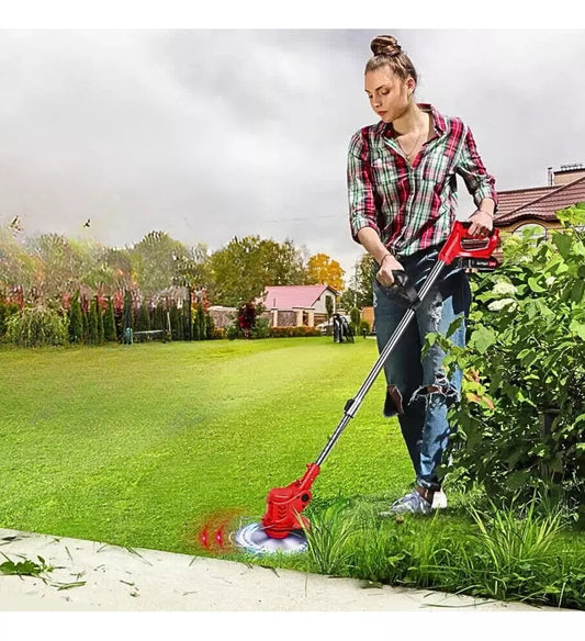 Herramienta de Jardinería Inalámbrica Multifuncional con Tres Cabezas Intercambiables para Cortar y Poda 0