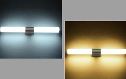 Lámpara Cilíndrica LED con Efecto Espejo para Pared – Diseño Moderno y Eficiencia Energética, IP44, 3000K/6000K 4