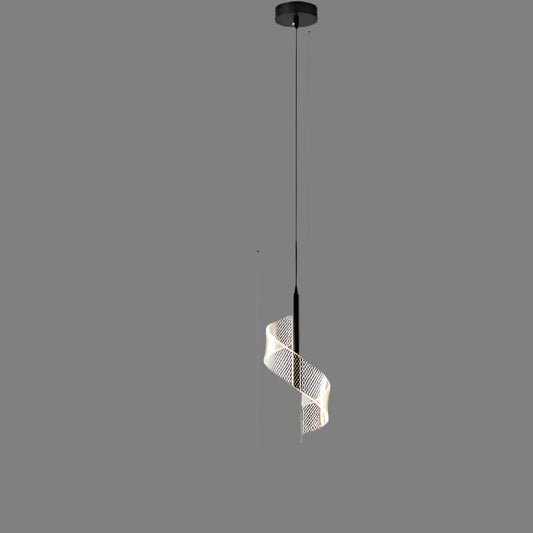 Lámpara Decorativa LED de Diseño Moderno Ajustable en Altura – Color Negro/Dorado, Ideal para Salones y Comedores 0