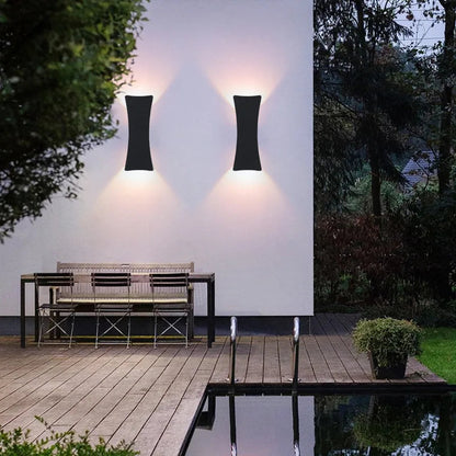 Lámpara Exterior LED Minimalista de Aluminio, Iluminación Eficiente para Jardín y Fachada, Resistente a la Intemperie 2