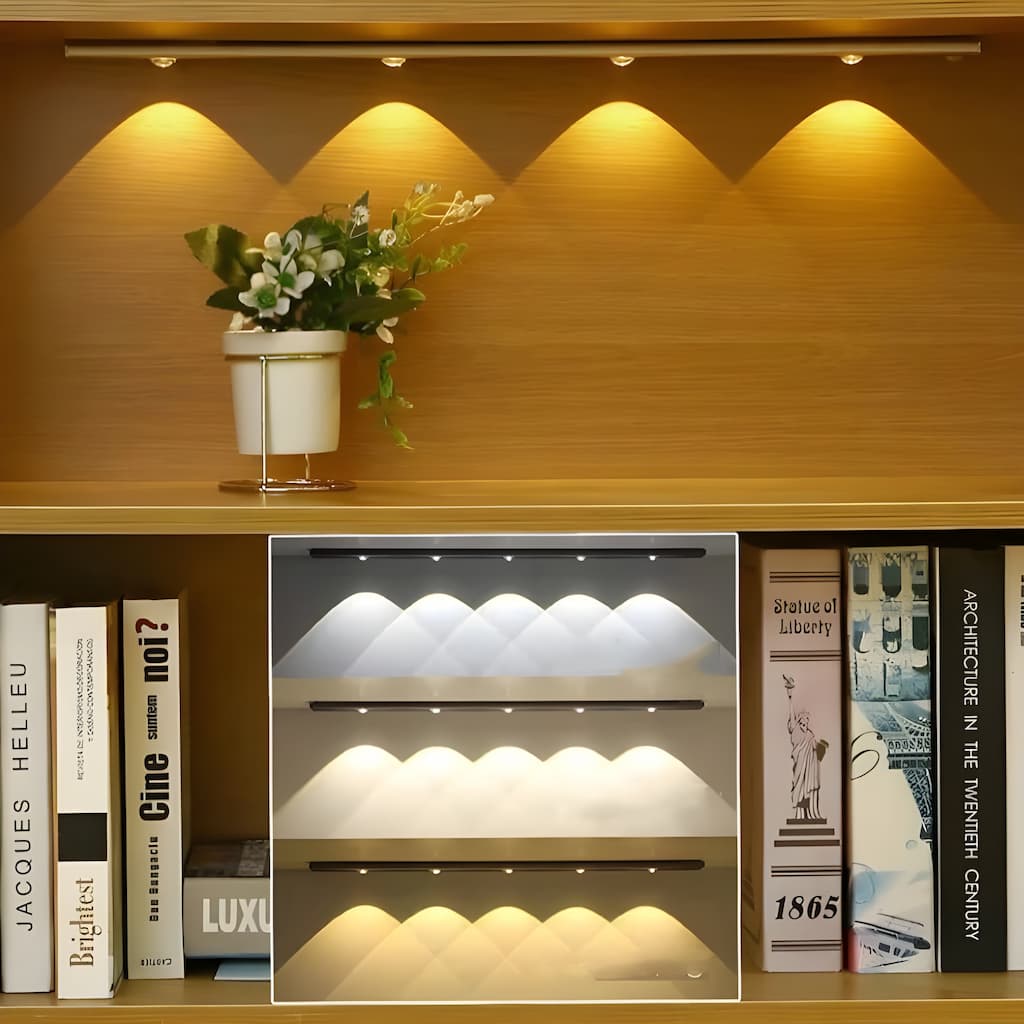 Lámpara LED Inalámbrica con Sensor de Movimiento – Iluminación Ecológica y Versátil para Pasillos y Escaleras 2