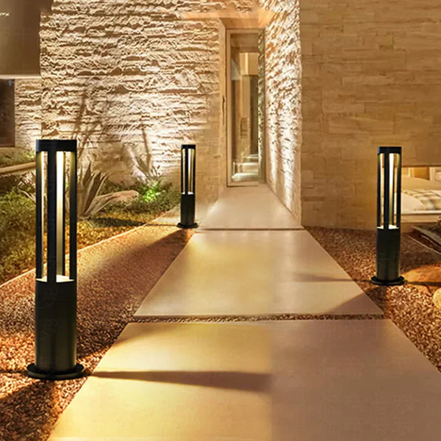 Lámpara LED Moderna para Exterior con Eficiencia Energética y Diseño Elegante - Luz Solar Exterior Ideal para Jardines y Patios 5