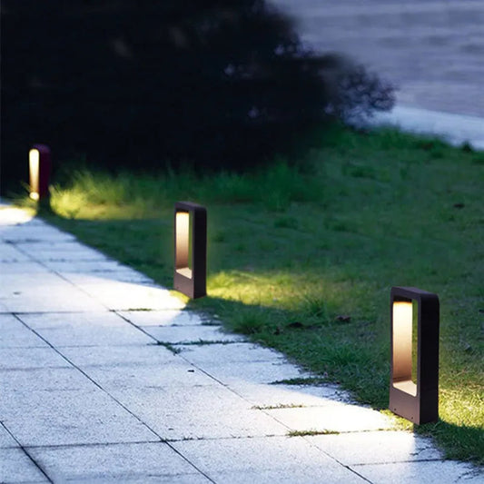 Lámpara Solar de Jardín de Acero Inoxidable – Luces Solares para Exterior, Iluminación Ecológica y Moderna para Caminos y Terrazas 0