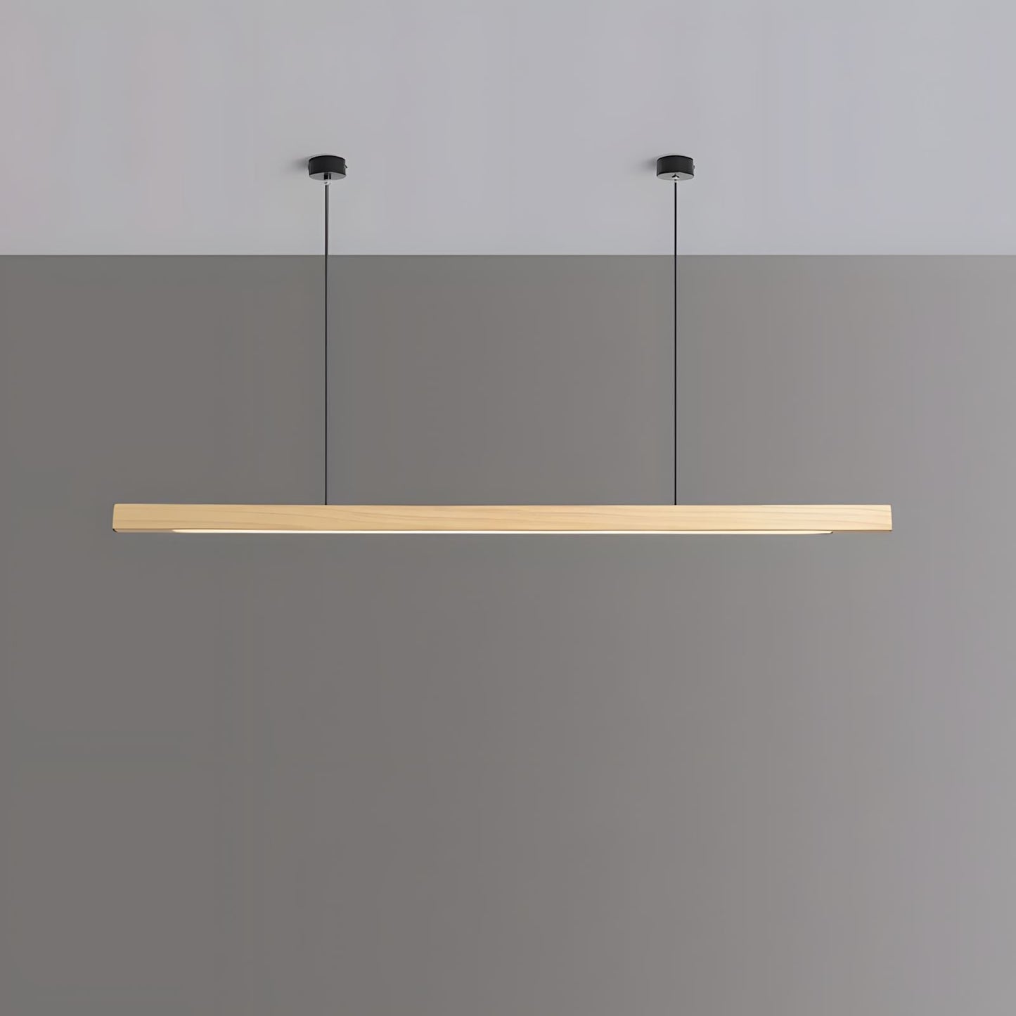 Lámpara de Diseño Minimalista de Madera de Roble con Control Remoto y Temperatura de Luz Ajustable – Ideal para Techo y Espacios Sofisticados 4