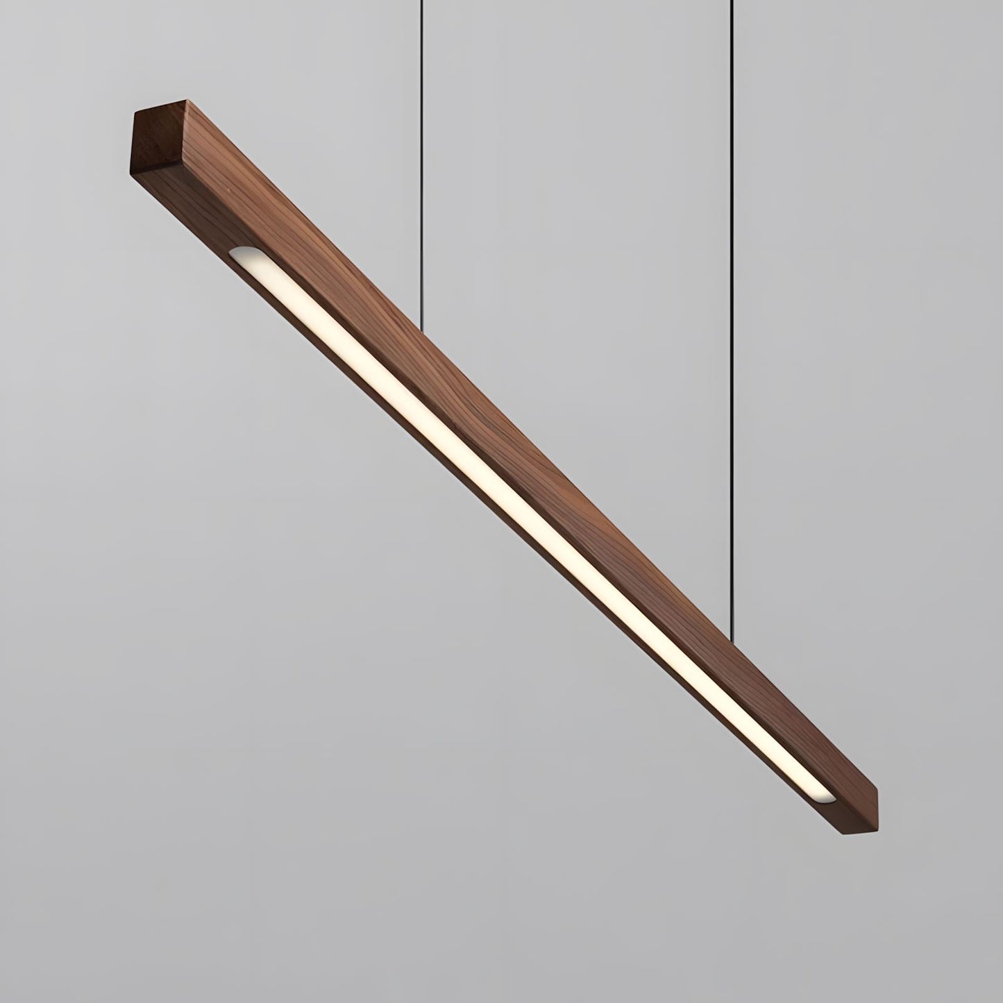 Lámpara de Diseño Minimalista de Madera de Roble con Control Remoto y Temperatura de Luz Ajustable – Ideal para Techo y Espacios Sofisticados 8