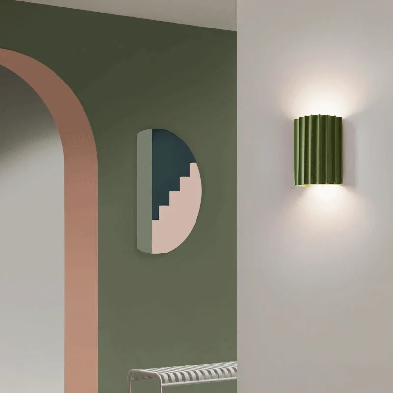 Lámpara de Pared Decorativa de Resina Moderna con Luz Cálida – Aplique Pared Elegante para Decoración Interior 2