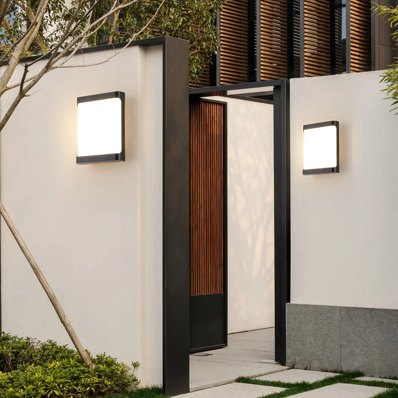 Lámpara de Pared Exterior LED Resistente al Agua en Acero Inoxidable – Aplique Pared Moderno para Jardín y Terraza 4