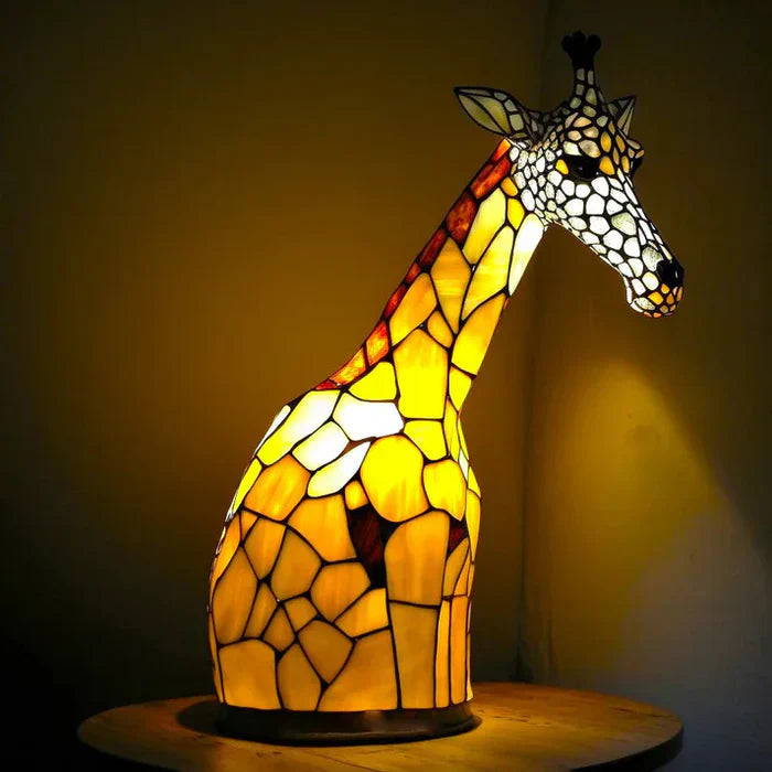 Lámpara de Techo Artística de Vidrio con Motivos Animales – Iluminación Decorativa y Ambiente Acogedor 8
