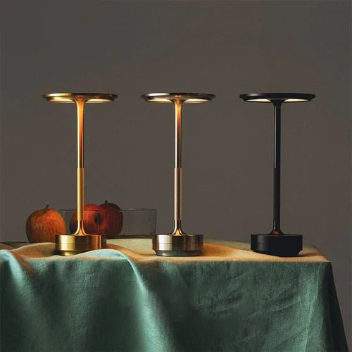 Luz Ambiental Inalámbrica Elegante en Acero Inoxidable y Latón – Diseño Moderno para Crear Ambientes Acogedores 1