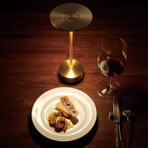 Luz Ambiental Inalámbrica Elegante en Acero Inoxidable y Latón – Diseño Moderno para Crear Ambientes Acogedores 7