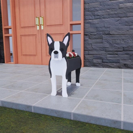 Macetero Decorativo en Forma de Perro para Interiores y Jardines – Maceteros Exterior e Interior, Ideal para Amantes de Mascotas 0