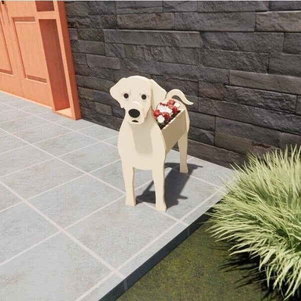 Macetero Decorativo en Forma de Perro para Interiores y Jardines – Maceteros Exterior e Interior, Ideal para Amantes de Mascotas 11
