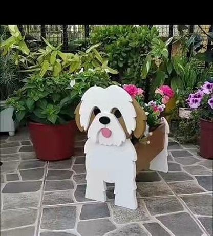 Macetero Decorativo en Forma de Perro para Interiores y Jardines – Maceteros Exterior e Interior, Ideal para Amantes de Mascotas 14