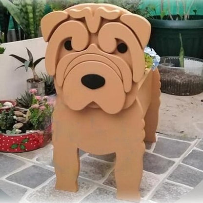 Macetero Decorativo en Forma de Perro para Interiores y Jardines – Maceteros Exterior e Interior, Ideal para Amantes de Mascotas 17