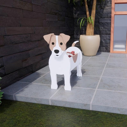 Macetero Decorativo en Forma de Perro para Interiores y Jardines – Maceteros Exterior e Interior, Ideal para Amantes de Mascotas 2