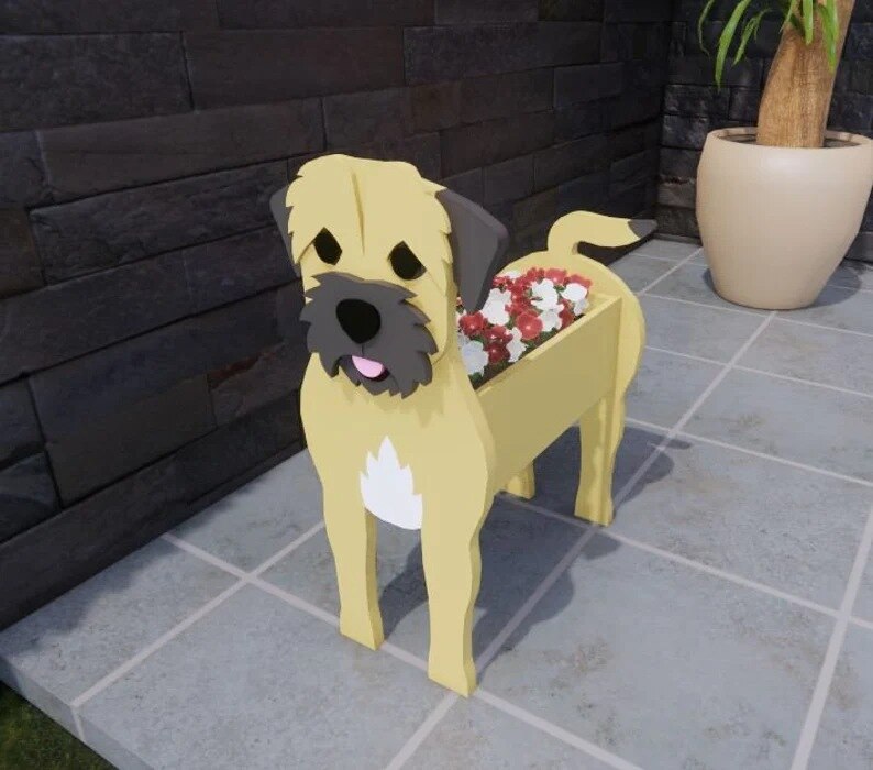 Macetero Decorativo en Forma de Perro para Interiores y Jardines – Maceteros Exterior e Interior, Ideal para Amantes de Mascotas 6