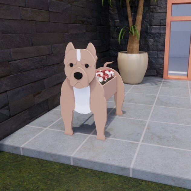 Macetero Decorativo en Forma de Perro para Interiores y Jardines – Maceteros Exterior e Interior, Ideal para Amantes de Mascotas 8