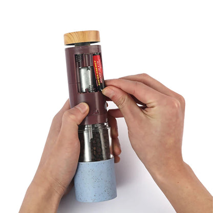 Molinillo de Pimienta Eléctrico de Cerámica, Diseño Moderno y Eficiente para Especias – Compacto y Práctico 4