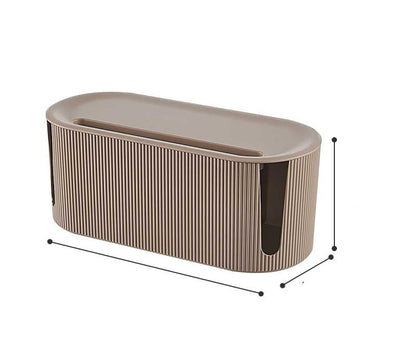 Organizador de Cables y Cargadores Moderno – Set de 2 Piezas en Plástico Blanco, Ideal para Oficina y Hogar 6