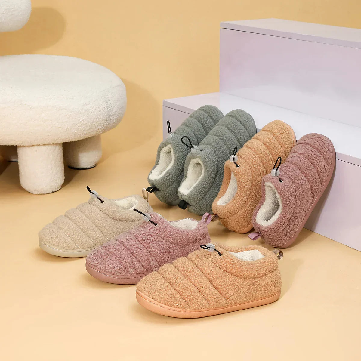 Pantuflas Cálidas Antideslizantes para Mujer y Hombre – Comodidad y Seguridad en Casa 5