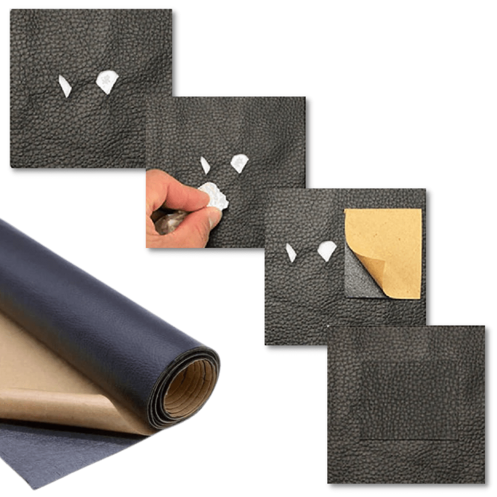 Parche Autoadhesivo para Reparación de Cuero – Impermeable y Duradero en 9 Colores, 50 x 135 cm 2